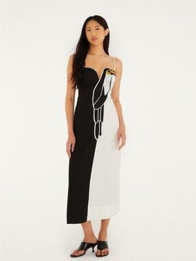 farm rio neon macaws maxi dress Lilac Mango Macaws Maxi Dress